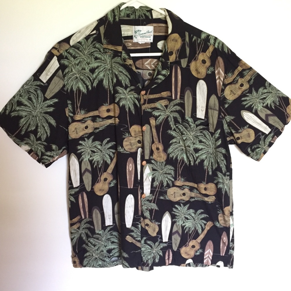 Diamond Head Hawaiian Shirt
